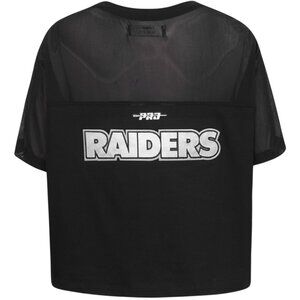 Raiders PRO STANDARD WOMENS RAIDERS SHEER INFLUENCE BOXY TEE